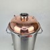 Куб перегонный ЛЮКС 28л с медной крышкой 3"
